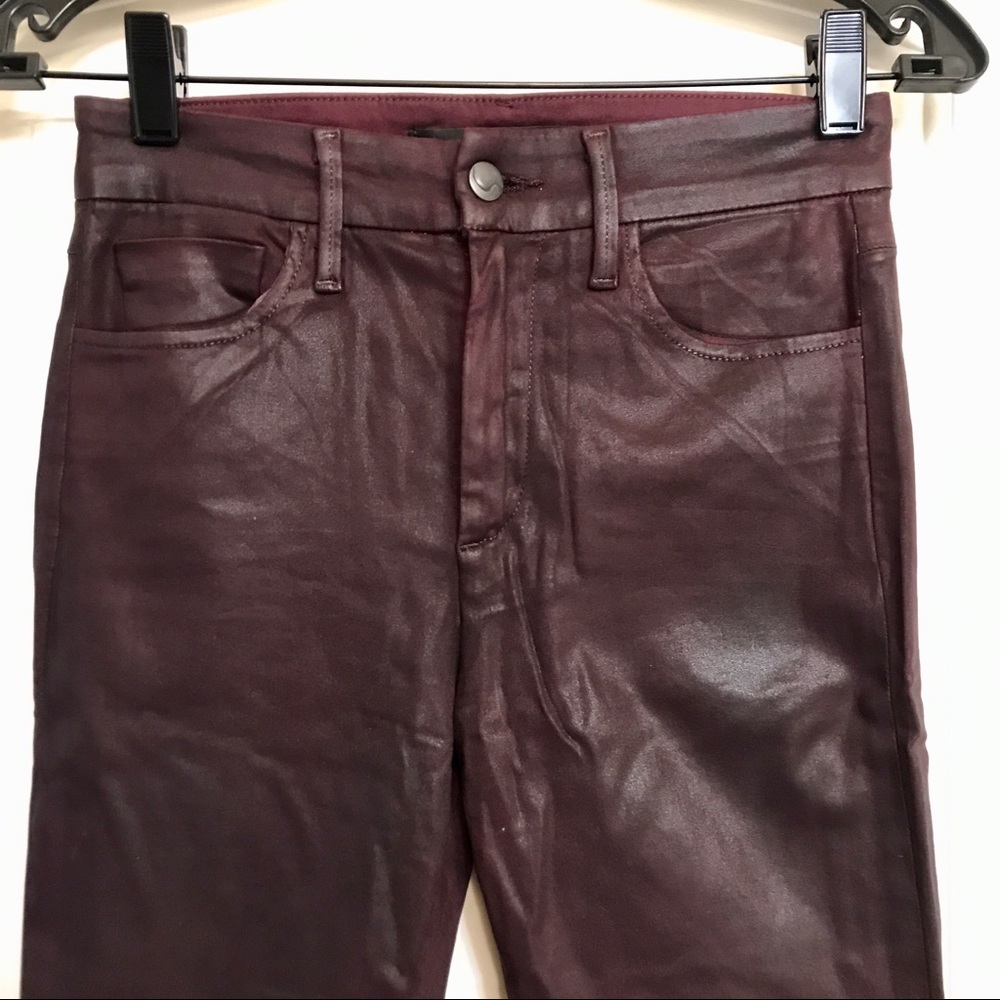 Joe’s Charlie High Rise Coated Skinny Jeans